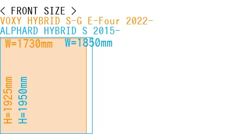 #VOXY HYBRID S-G E-Four 2022- + ALPHARD HYBRID S 2015-